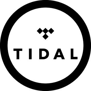 The Tidal logo on a white background.