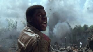 Finn in Star Wars: The Force Awakens