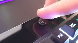 Corsair K55 RGB Pro XT gaming keyboard initiating macro recording