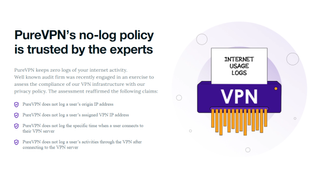 PureVPN's logging policy