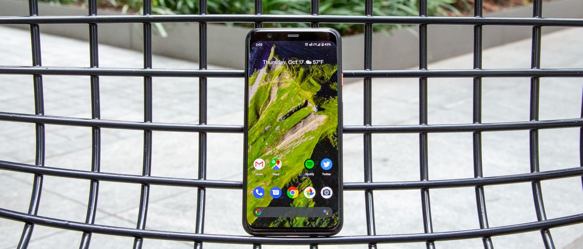 Google Pixel 4 review front