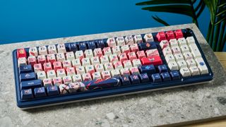 Photograph of the Redragon K686 Pro SE gaming keyboard