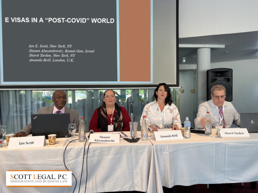 Scott Legal, P.C. Managing Partner Ian E. Scott and Senior Associate Dustin Saldarriaga Lead Prominent International and National Immigration Law Forums