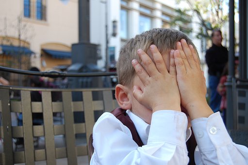 å°å¹´, Facepalm, å­, è¥è, æãã«æºã¡ã, ç²ãã¦, è¹, æ