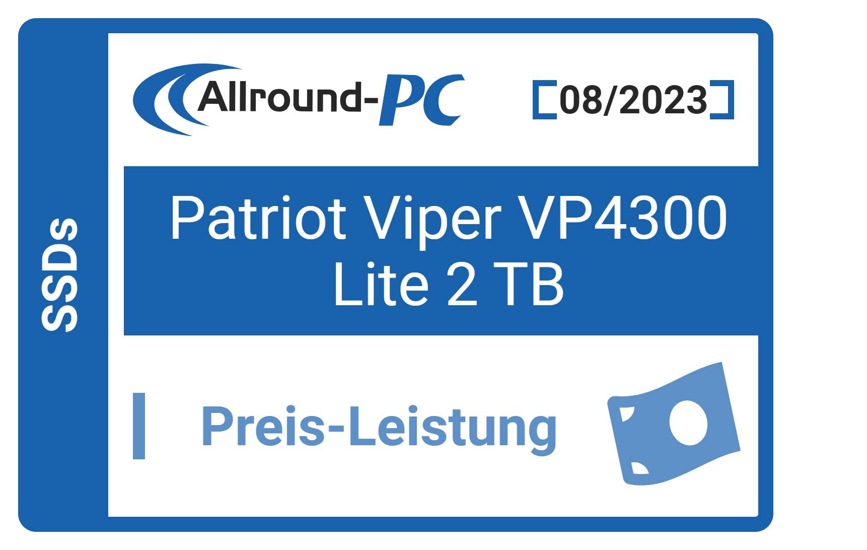 Allround-PC Preis/Leistung Award - VP4300 Lite | Viper Gaming