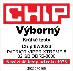 Chip.cz Chip Výborný Award - Xtreme 5 | Viper Gaming