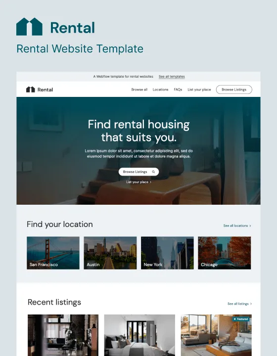 Renting