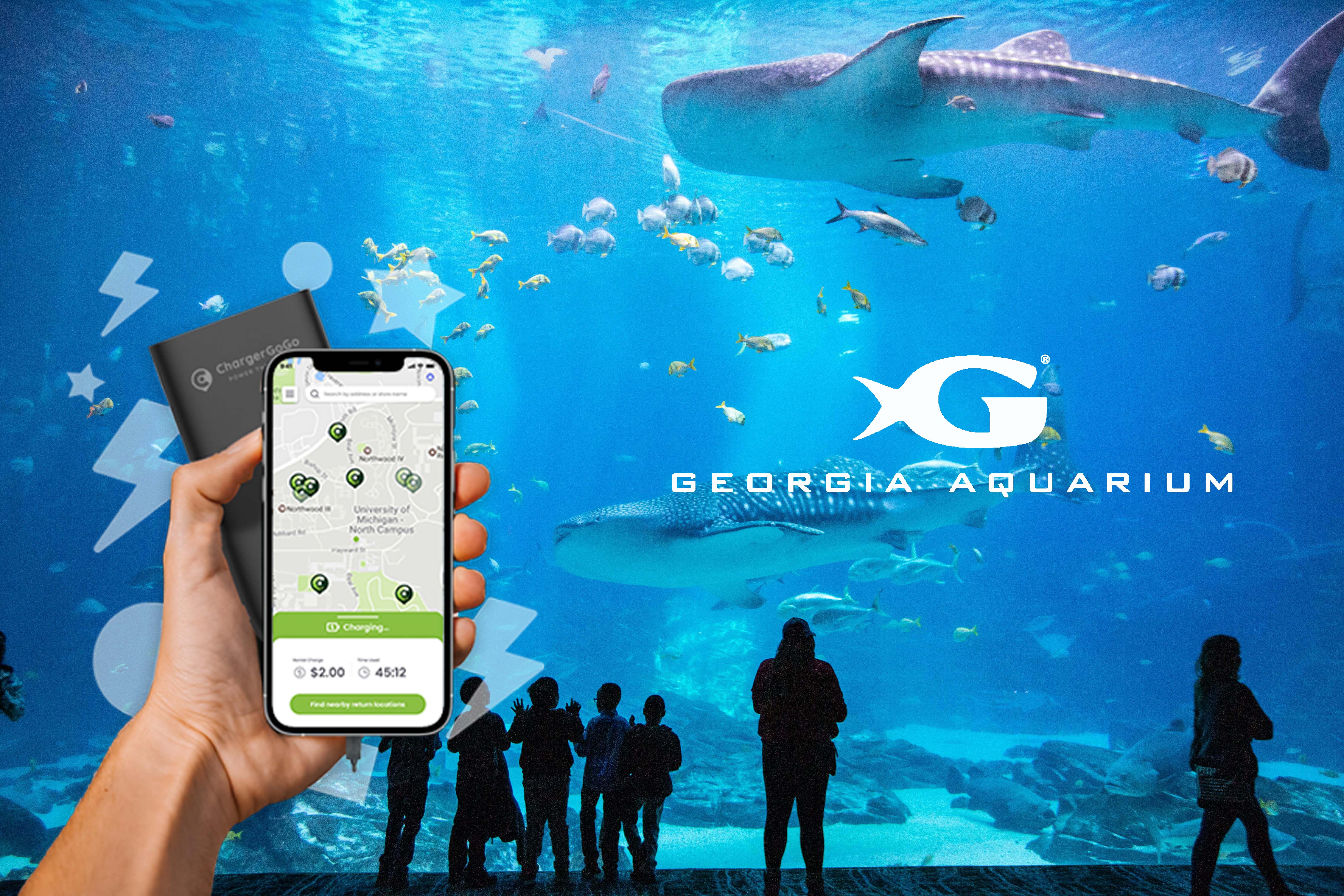 ChargerGoGo Makes a Splash at Georgia Aquarium