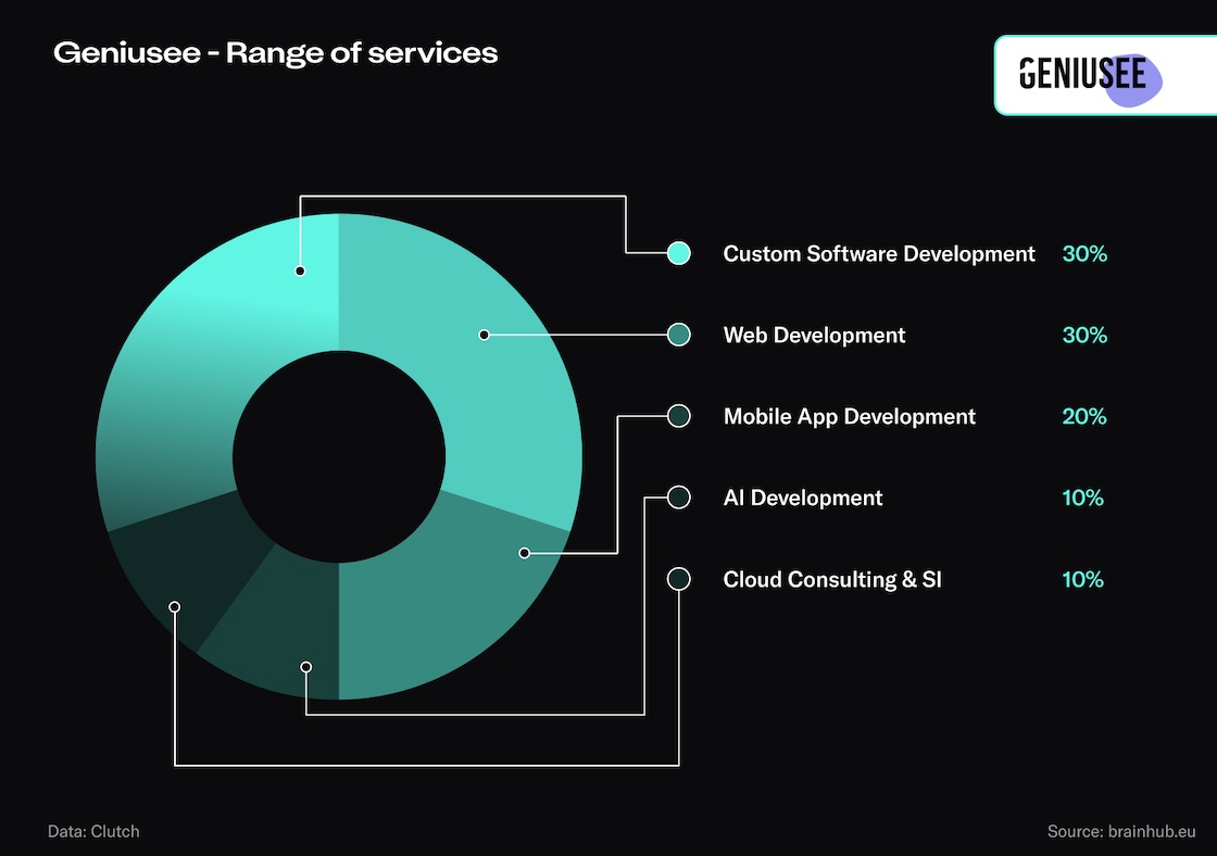 Geniusee - range of services