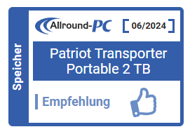 award-EMPFEHLUNG_AWARD-ALLROUND-PC | Transporter External Portable SSD - Patriot Memory