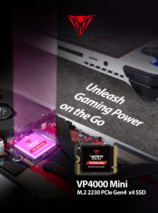 VP4000 Mini M.2 2230 PCIe Gen4 x4 Gaming SSD