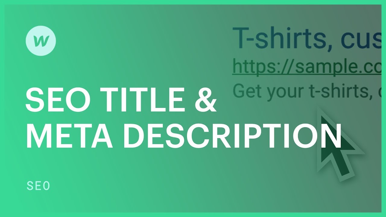 Add SEO title and meta description