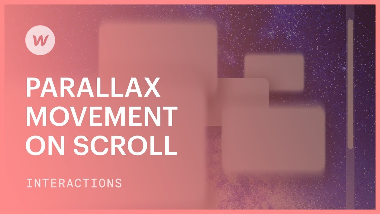 Parallax movement on scroll