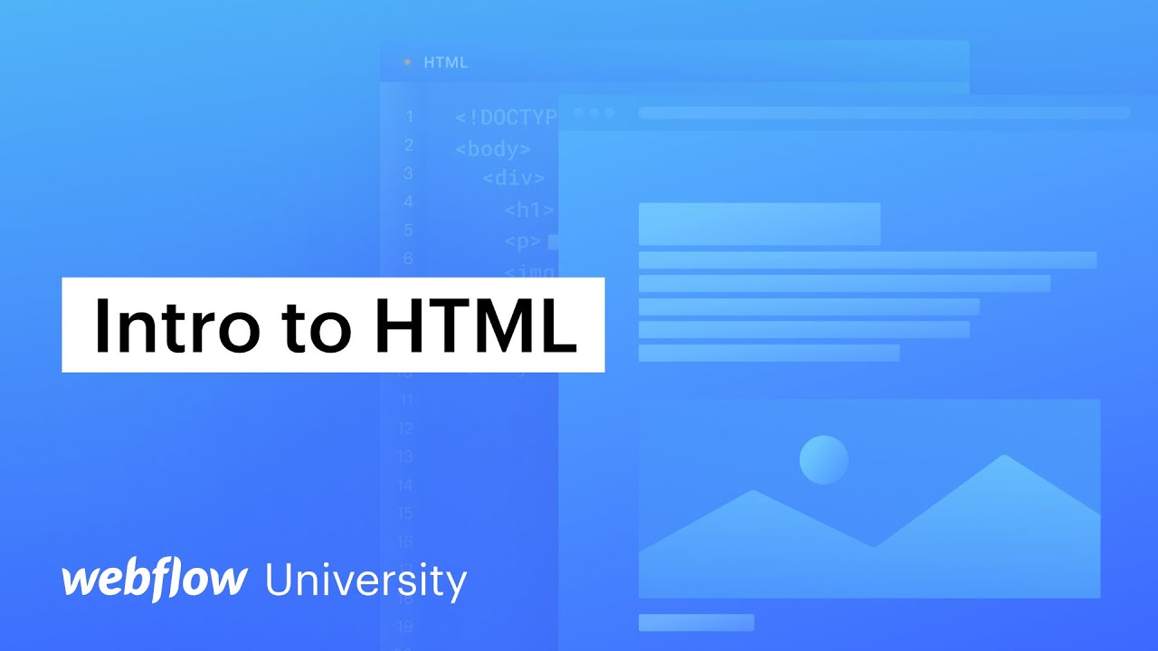 Intro to HTML & CSS