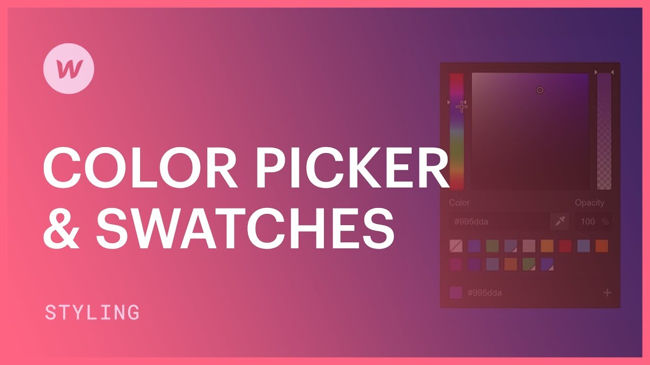 Color picker overview