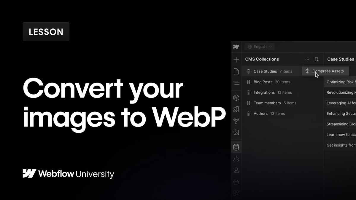 WebP conversion tool