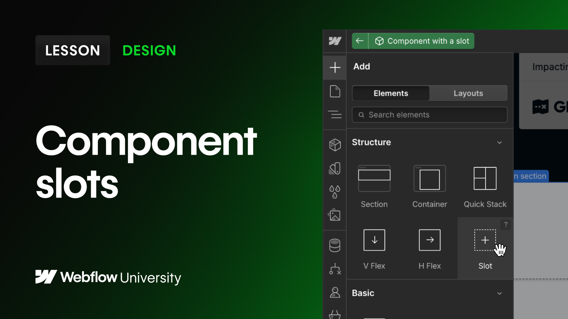 Component slots