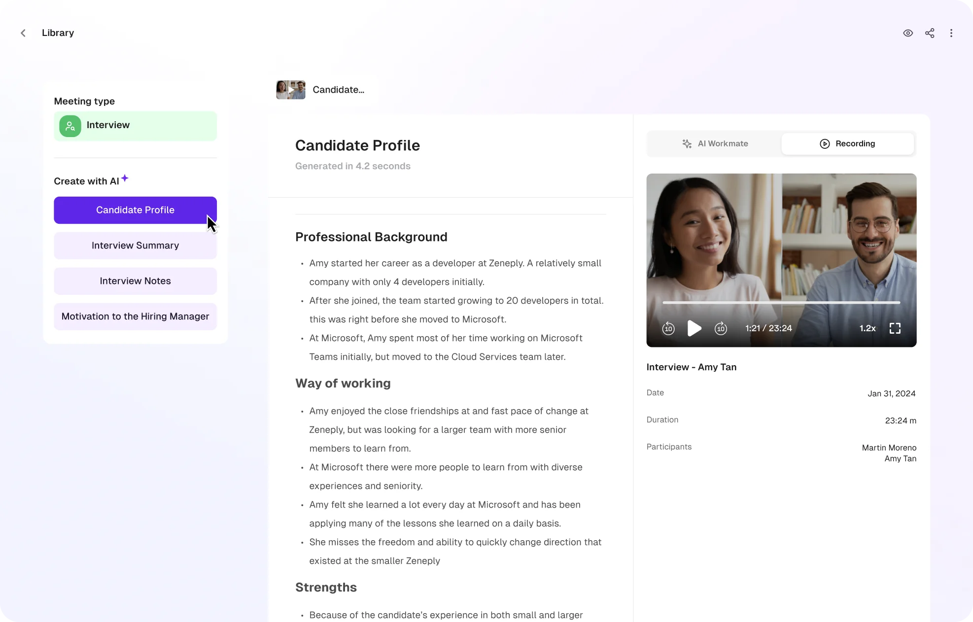 Carv recruitment dashboard