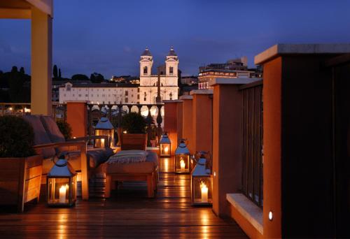 Balkon ili terasa u objektu Portrait Roma - Lungarno Collection