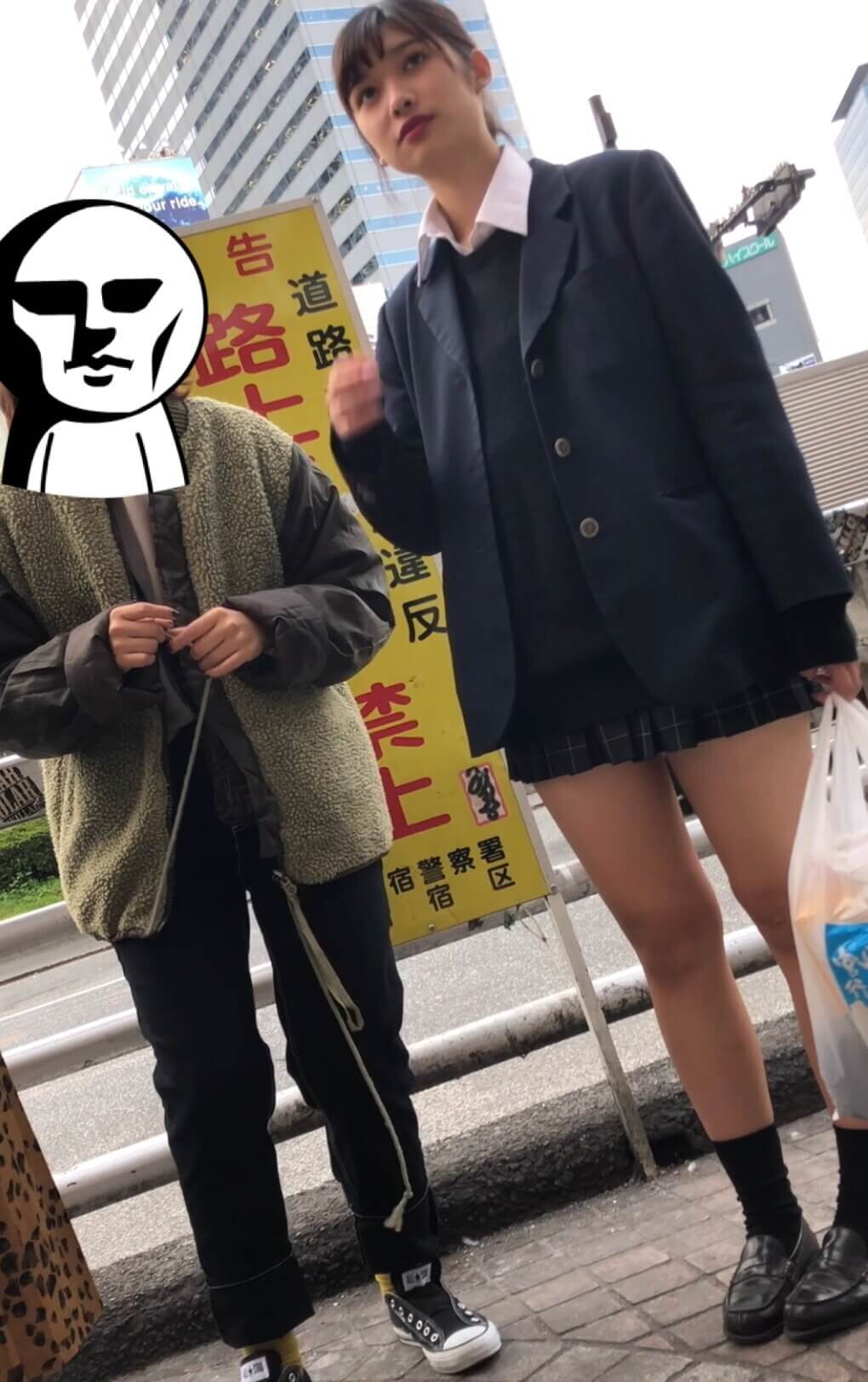 【画像】スケベＪＫがいるから今日も外出しようずｗｗｗ