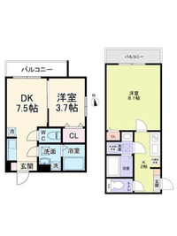 賃貸についての相談です。

1人暮らしをする予定です。
同じ面積で1Kと1DKだったらどちらがオススメでしょうか？
1Kと1DKで値段の差は2,000円です。 