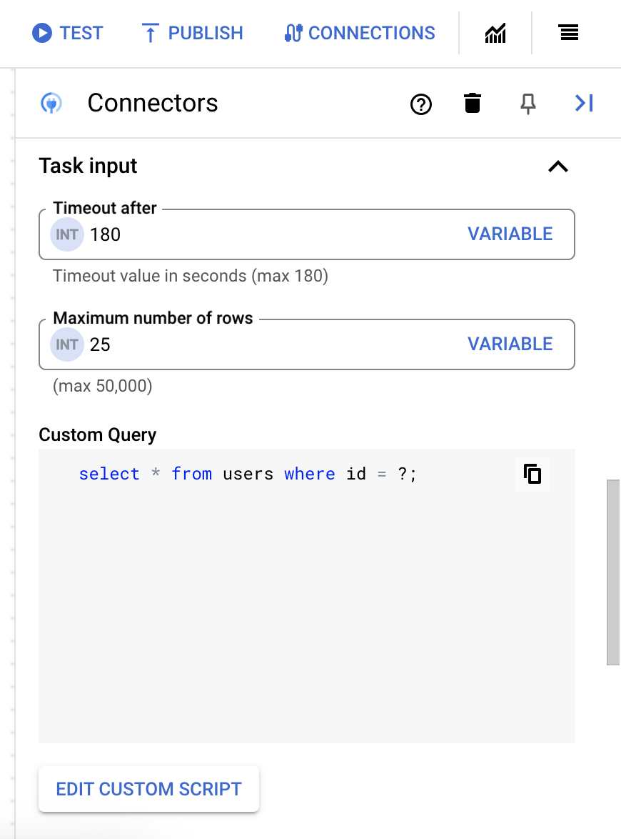 image montrant une requête custom-sql-query