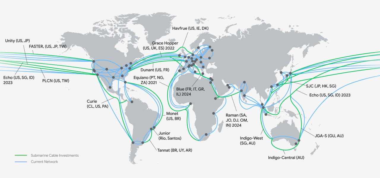 mapa con pines en el que se muestran las ubicaciones de las regiones y las zonas