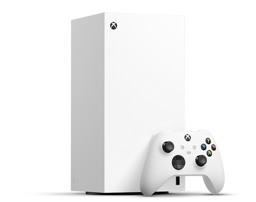 Xbox Series X – 1 TB All-Digital Robot White with Xbox Wireless Controller – Robot White