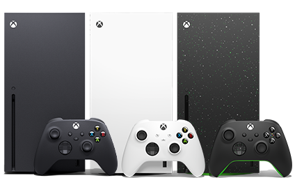 Xbox series X console and controller