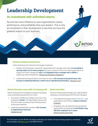 INTOO Leadership Development ROI