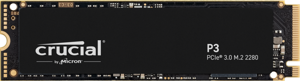 Crucial P3 4TB PCIe M.2 2280 SSD- view 1