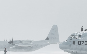 U.S. Marines with Marine Aerial Refueler Transport Squadron (VMGR) 252 depart Norway after Exercise Nordic Response 24