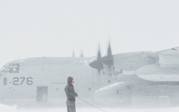 U.S. Marines with Marine Aerial Refueler Transport Squadron (VMGR) 252 depart Norway after Exercise Nordic Response 24