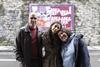 Luis Tosar and Carolina Yuste, with director Arantxa Echevarría on the set of 'The Undercover'