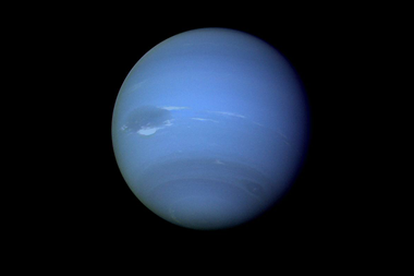 A photograph showing Neptune