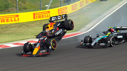 2024 Hungarian Grand Prix: Verstappen and Hamilton collide after battle for P3 boils over