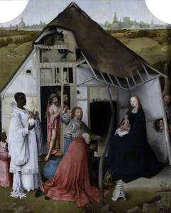 The Adoration of the Magi (Triptych, centre) (Recto)