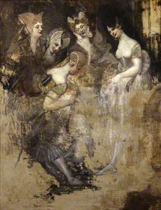 Group of Five Women (Verso)