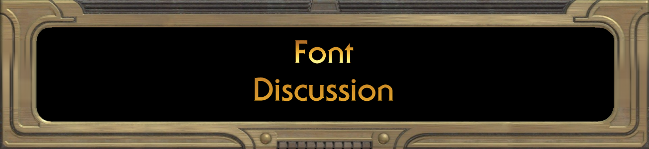 Blog #67 - Font Discussion