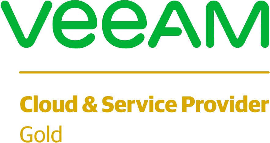 A Veeam partner badge shows Deft is a Cloud & Service Provider, Gold  badge