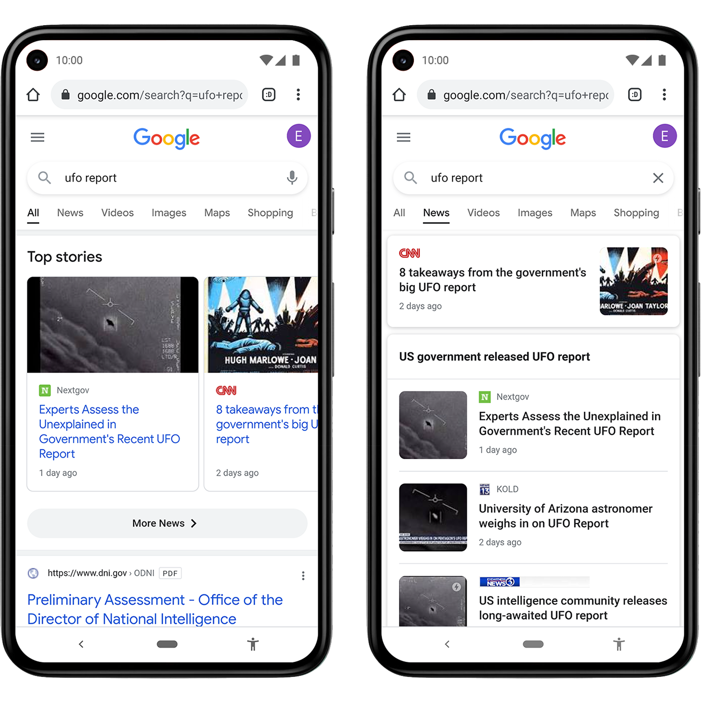 เรื่องเด่นของ Google News