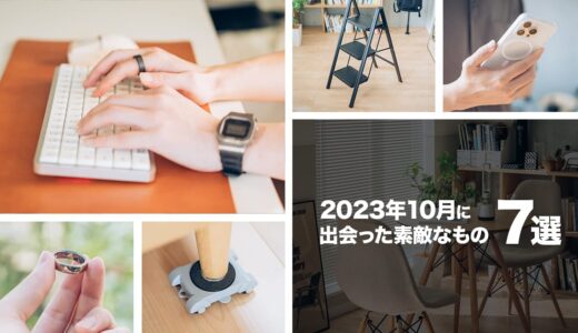 2023年10月に出会った素敵な品々を振り返る