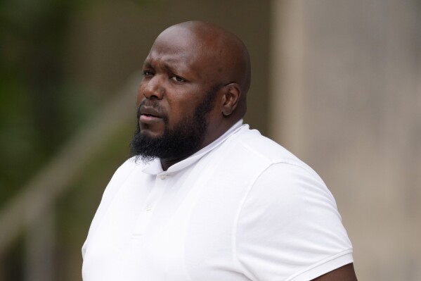 Gordon Cleveland departs from federal court, Wednesday, June 5, 2024, in Wilmington, Del. (AP Photo/Matt Slocum)