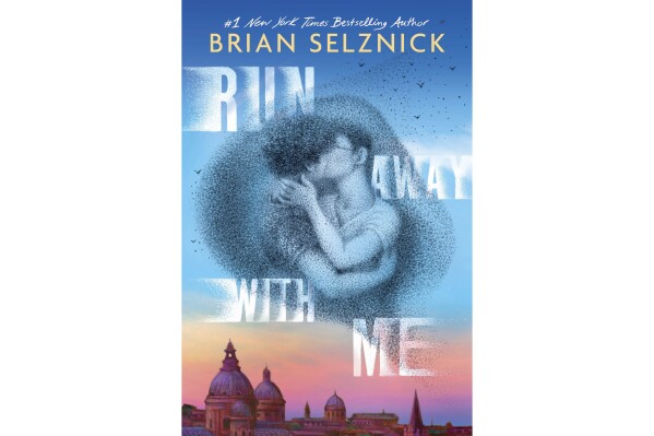 This book cover provided by Scholastic shows Brian Selznick next novel "Run Away With Me." The coming-of-age love story will be published next April, Scholastic announced Thursday, July 11, 2024. (Brian Selznick/Scholastic via AP)