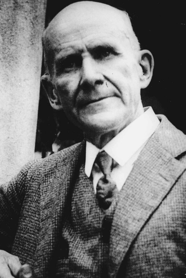 FILE - This is an undated portrait of socialist Eugene Debs. Following his unprecedented felony conviction, former president and current Republican front-runner Donald Trump has to wait to find out what his sentence will be. But even if it involves time behind bars, that doesn't mean his campaign to return to the White House comes to an end. He wouldn't even be the first candidate to run for that office while imprisoned. That piece of history belongs to Eugene V. Debs, who ran on the Socialist Party ticket in 1920 — and garnered almost a million votes, or about 3 percent. (AP Photo, File)