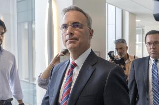 FILE - Pat Cipollone, the former White House counsel under President Donald Trump, arrives at an interview room in the Ford House Office Building after a break while answering questions from investigators with the Jan. 6 Select Committee, on Capitol Hill in Washington, Friday, July 8, 2022. A federal grand jury recently subpoenaed Cipollone, and Cipollone's top deputy, suggesting that prosecutors regard close advisers to former President Donald Trump as potentially vital witnesses. (AP Photo/Gemunu Amarasinghe, File)