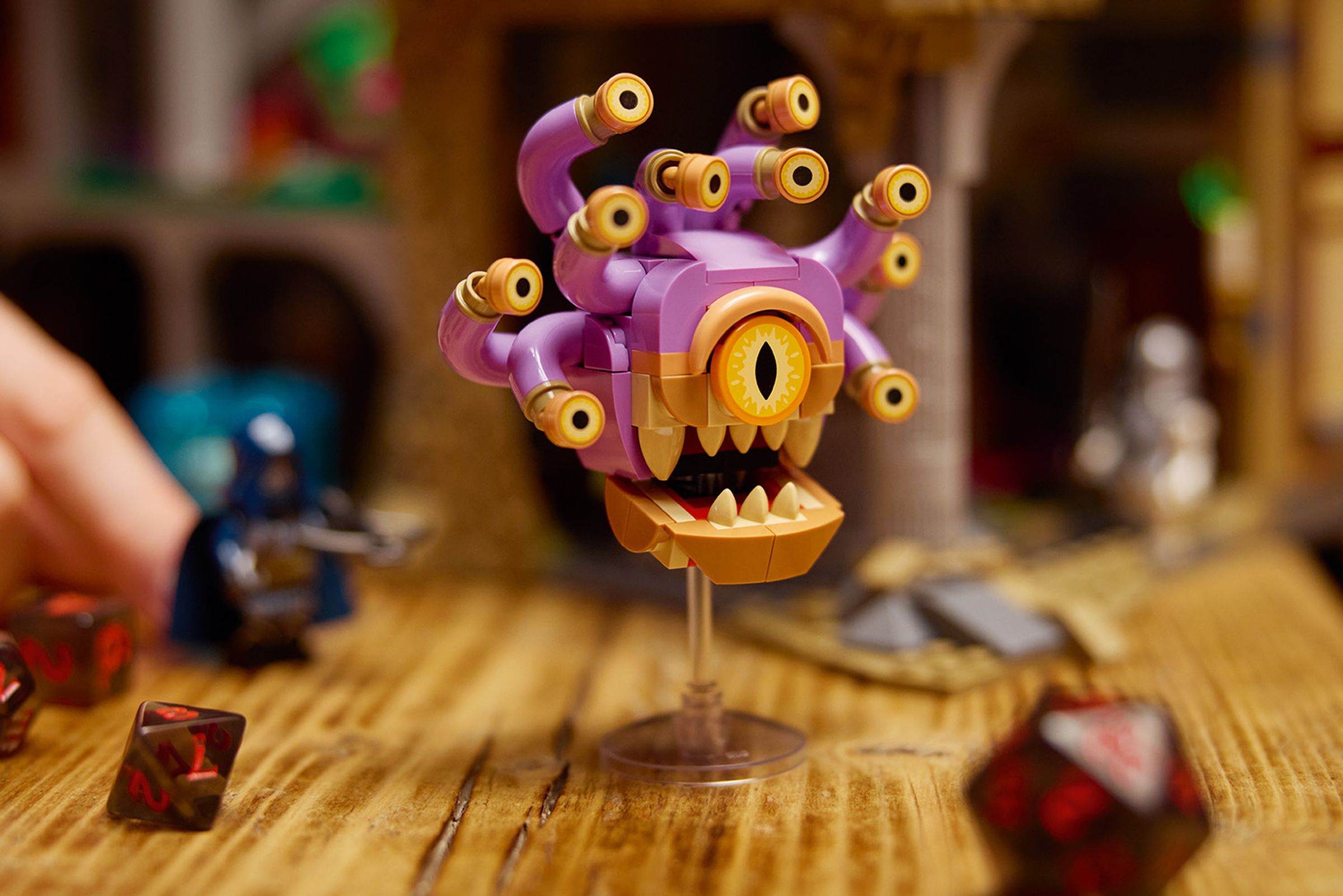 A lego beholder from the Lego D&amp;D set