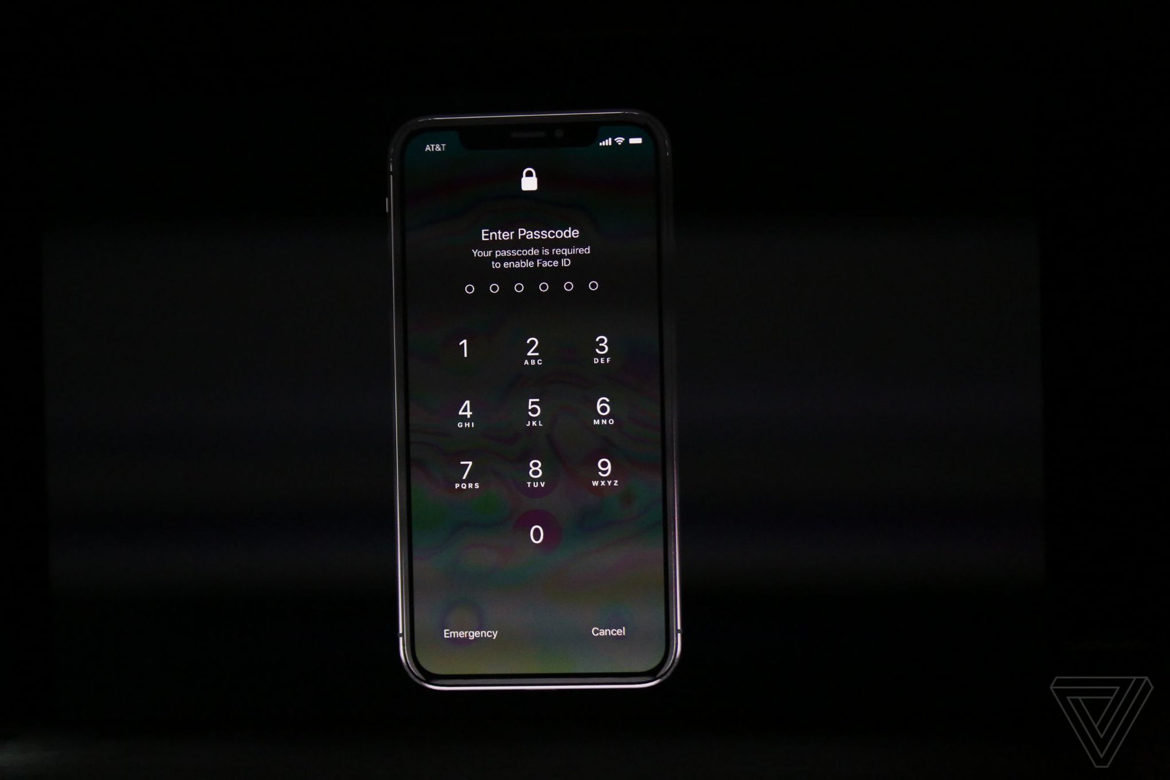 Uh oh, passcode needed to enable Face ID.