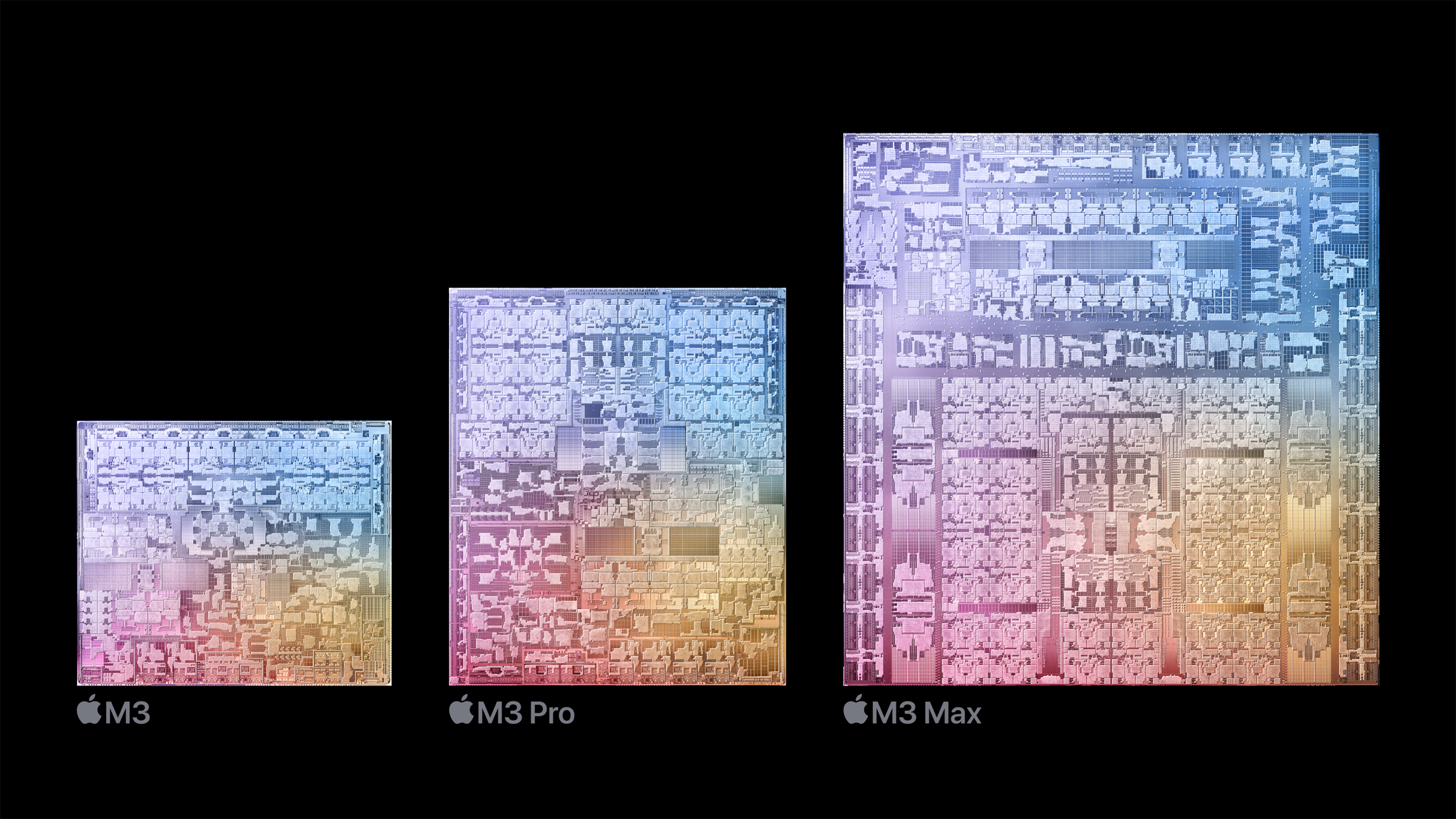 Apple’s new M3 chips.