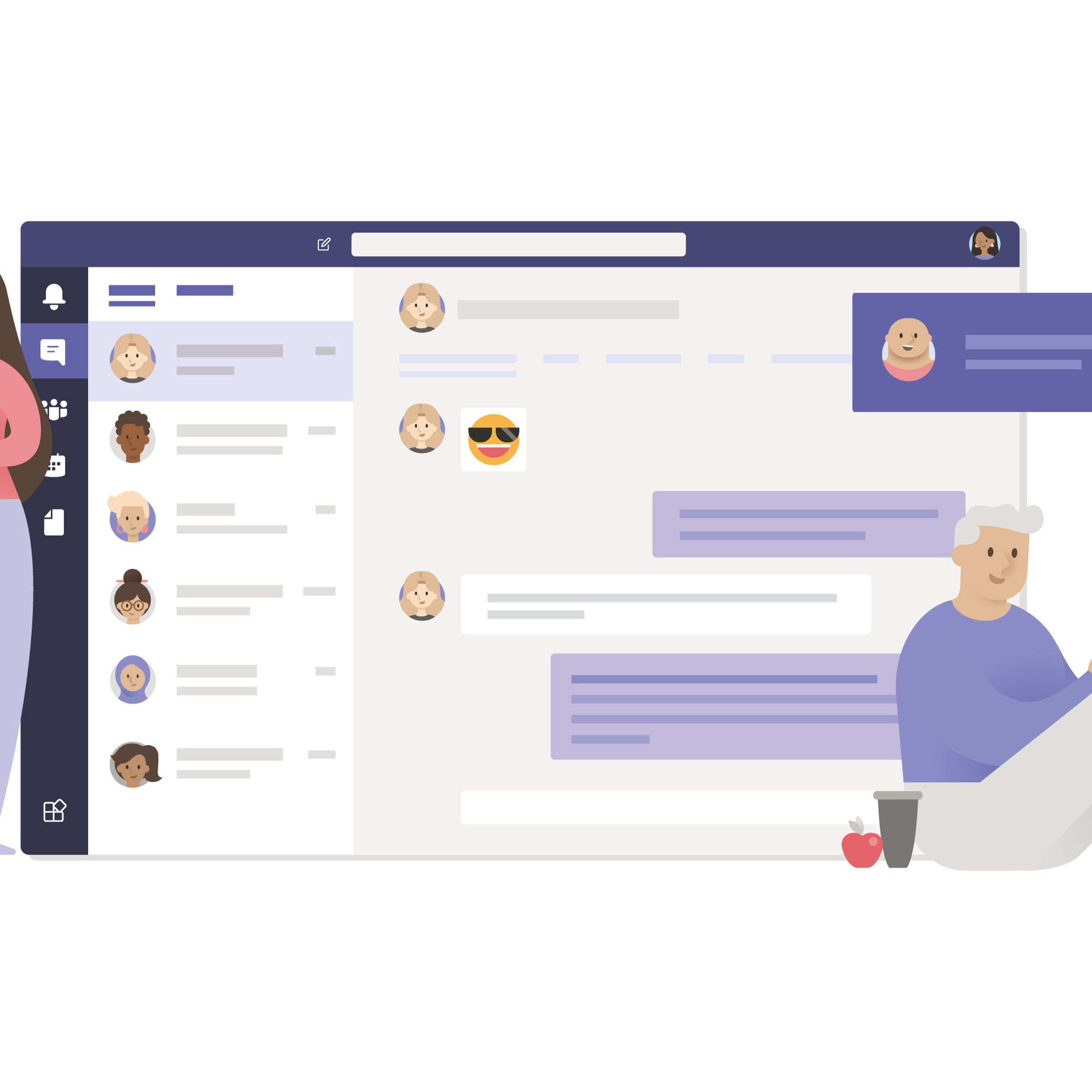 Microsoft Teams illustration